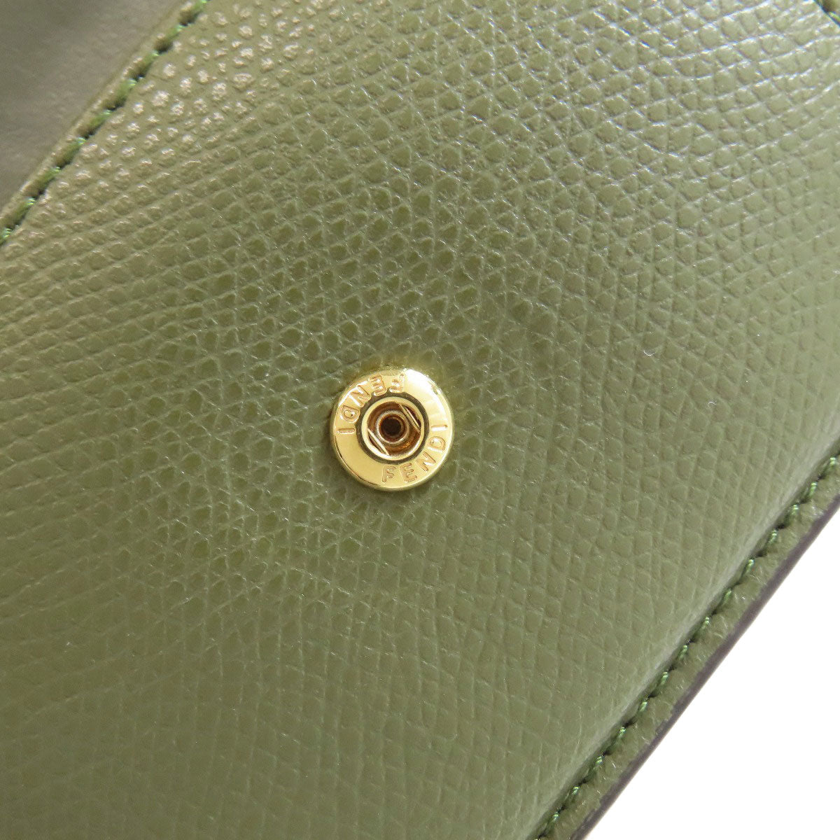 FENDI Bifold Wallet leather green Ehuise Fendi