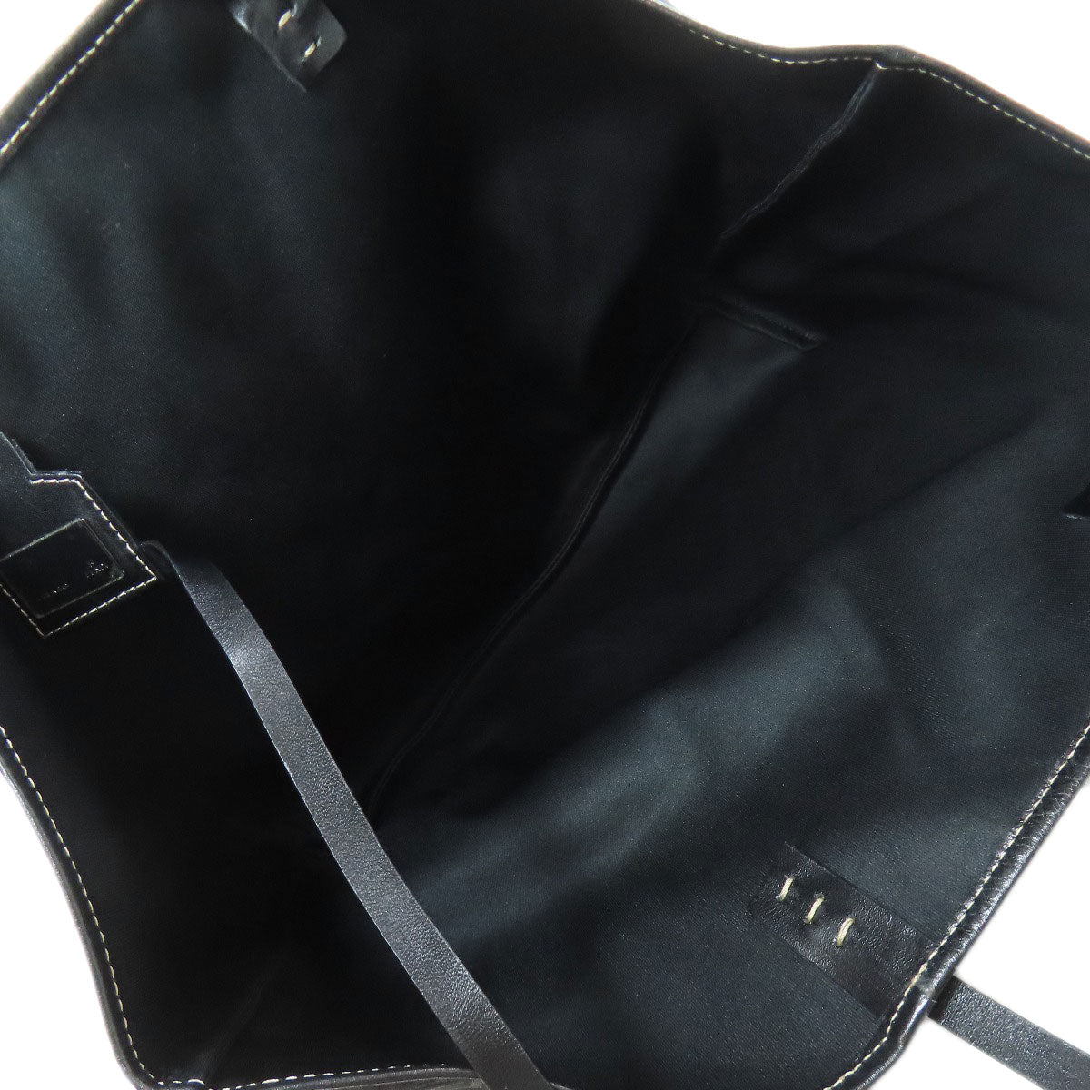 FENDI Tote Bag canvas black Zucca Pattern
