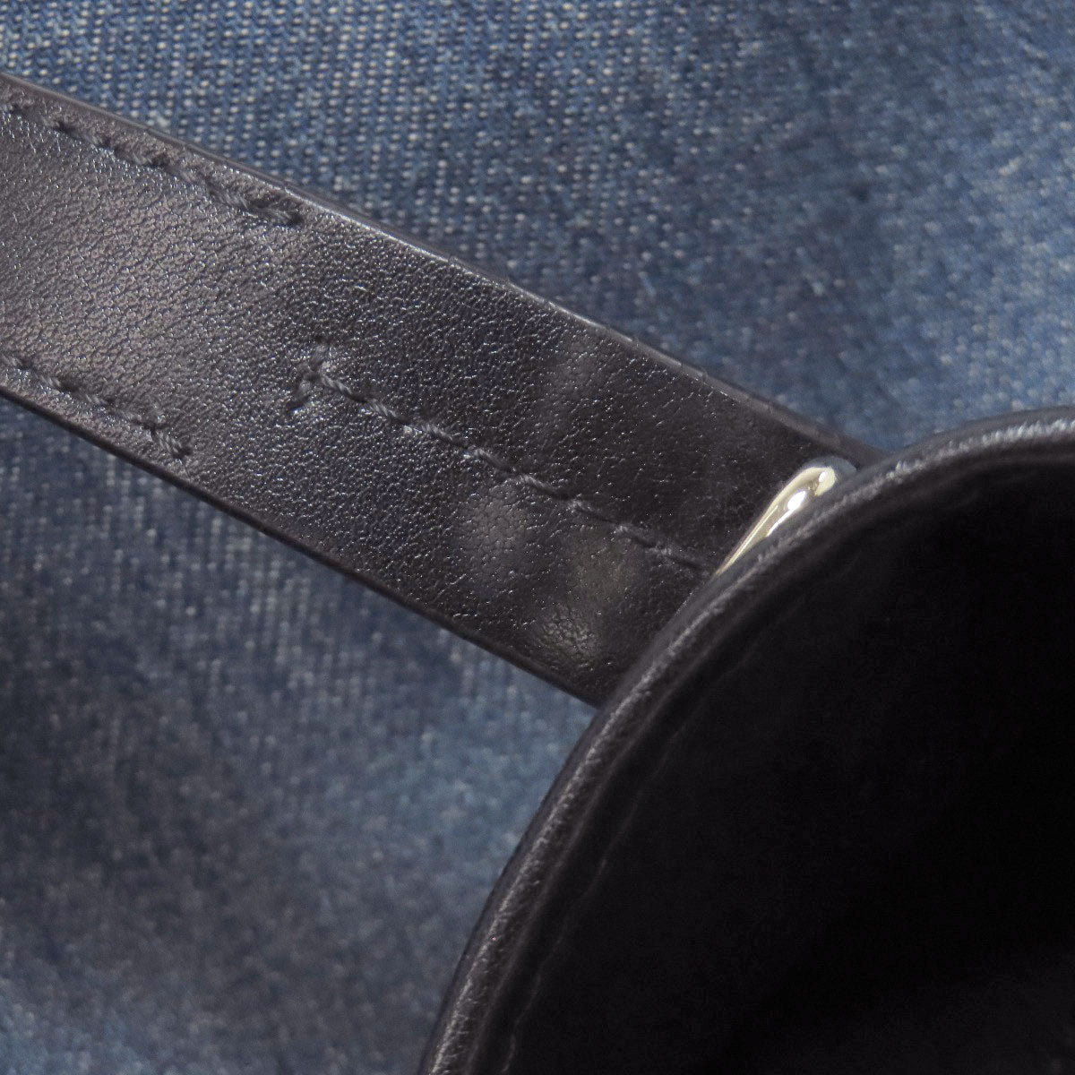 Givenchy Handbag denim blue logo