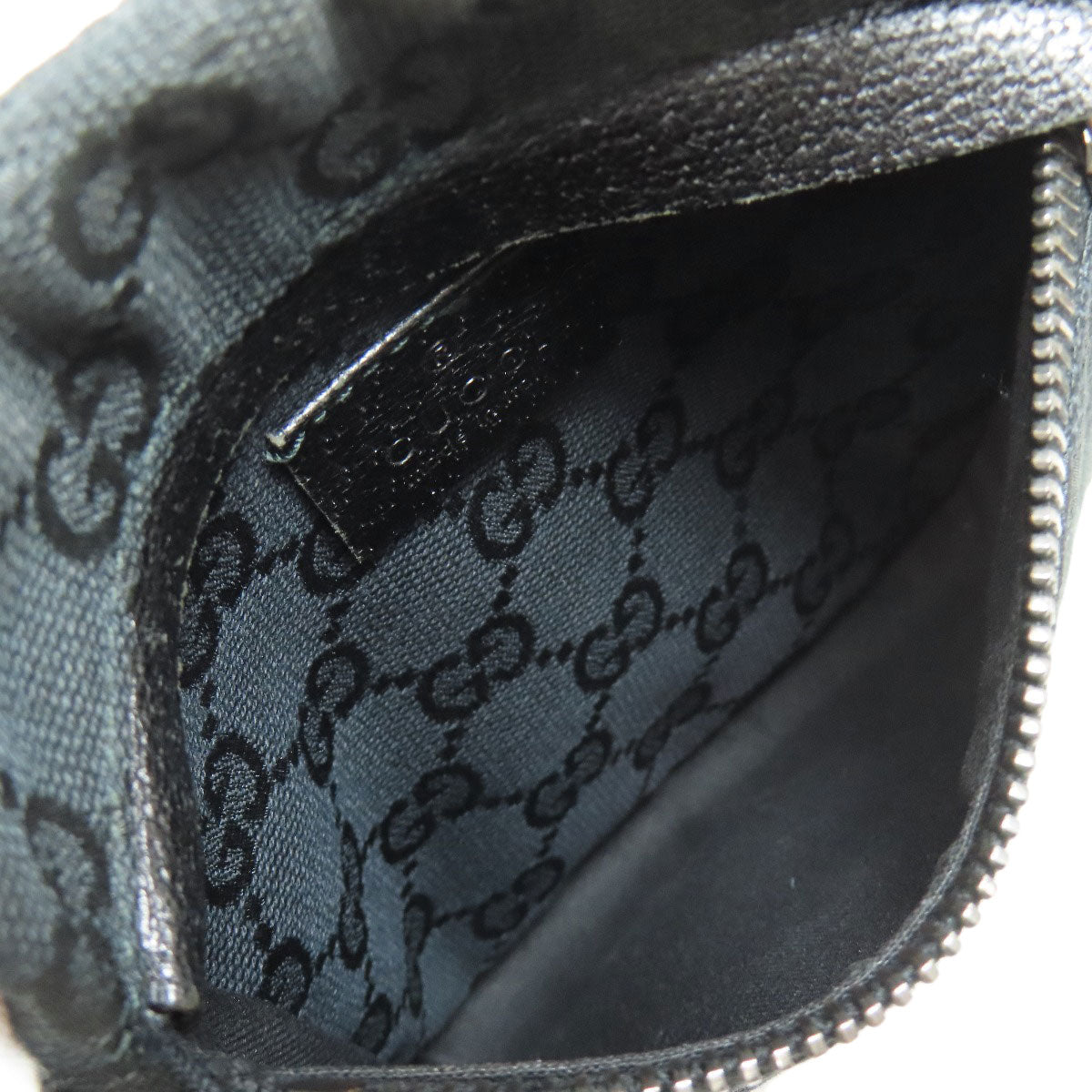 GUCCI Hip bag 28566 canvas black GG