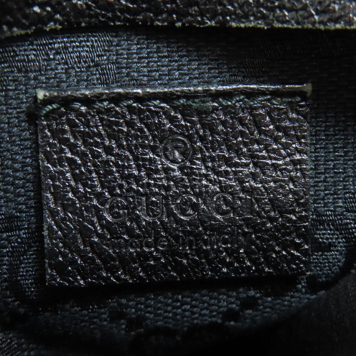 GUCCI Hip bag 28566 canvas black GG