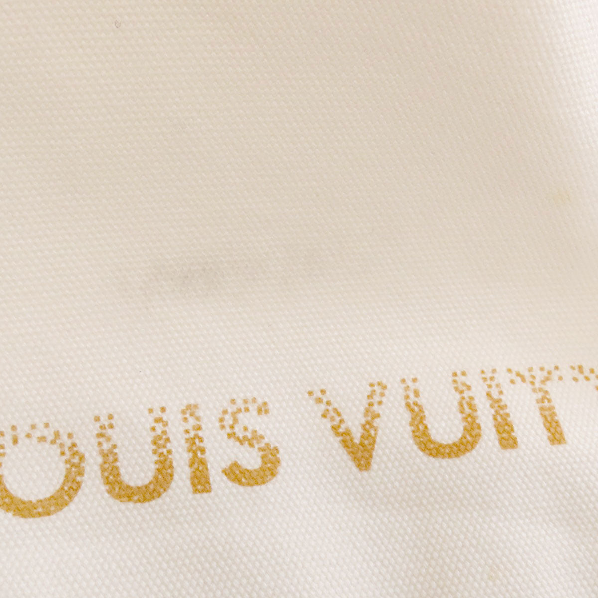 LOUIS VUITTON Tote Bag canvas white Fondation museum limited