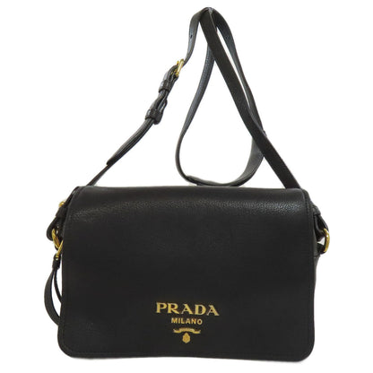PRADA Shoulder Bag 1BD163 Calfskin black logo