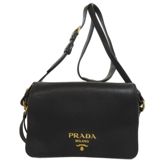 PRADA Shoulder Bag 1BD163 Calfskin black logo
