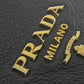PRADA Shoulder Bag 1BD163 Calfskin black logo