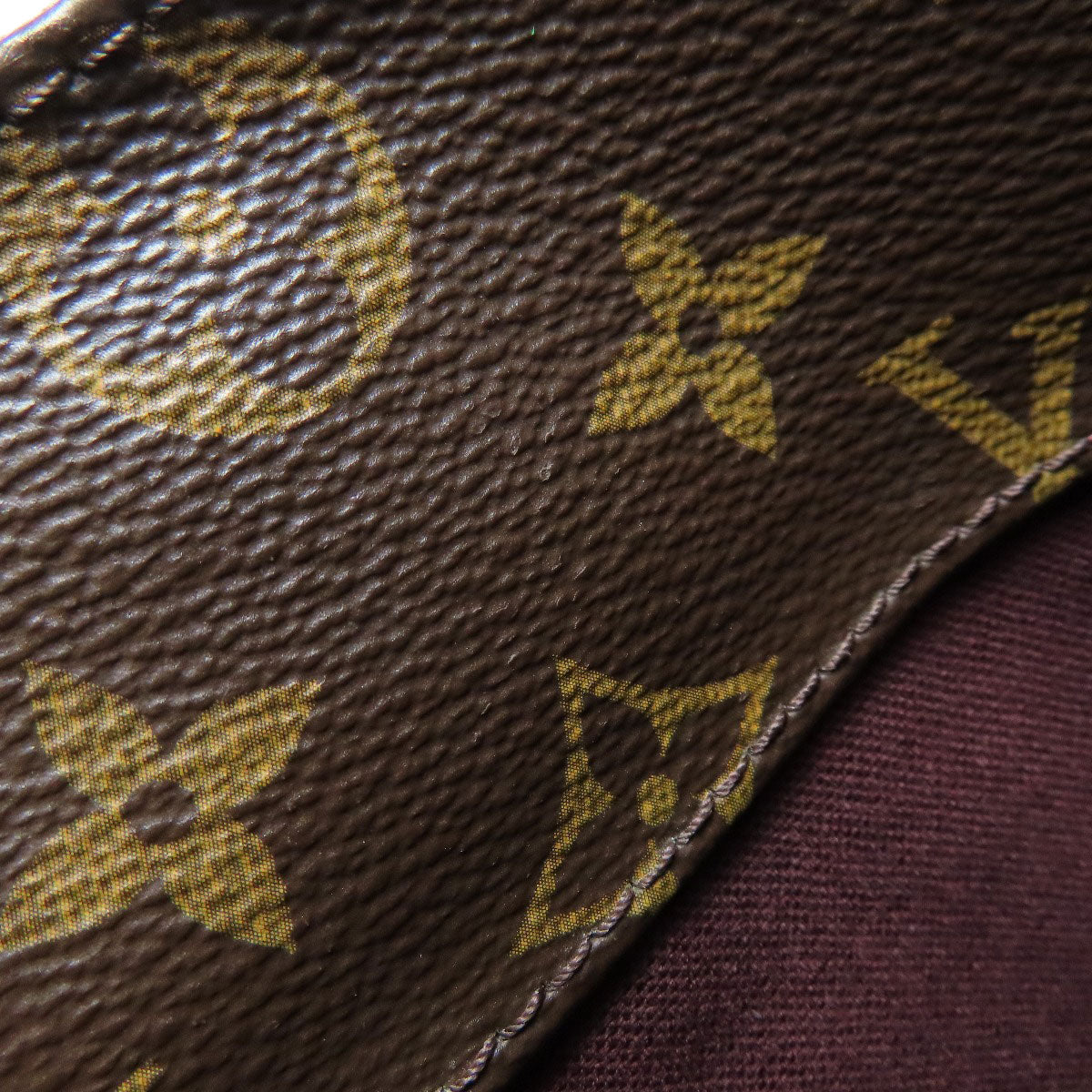 LOUIS VUITTON Shoulder Bag M40935 Monogram canvas Brown District PM Monogram Macassar