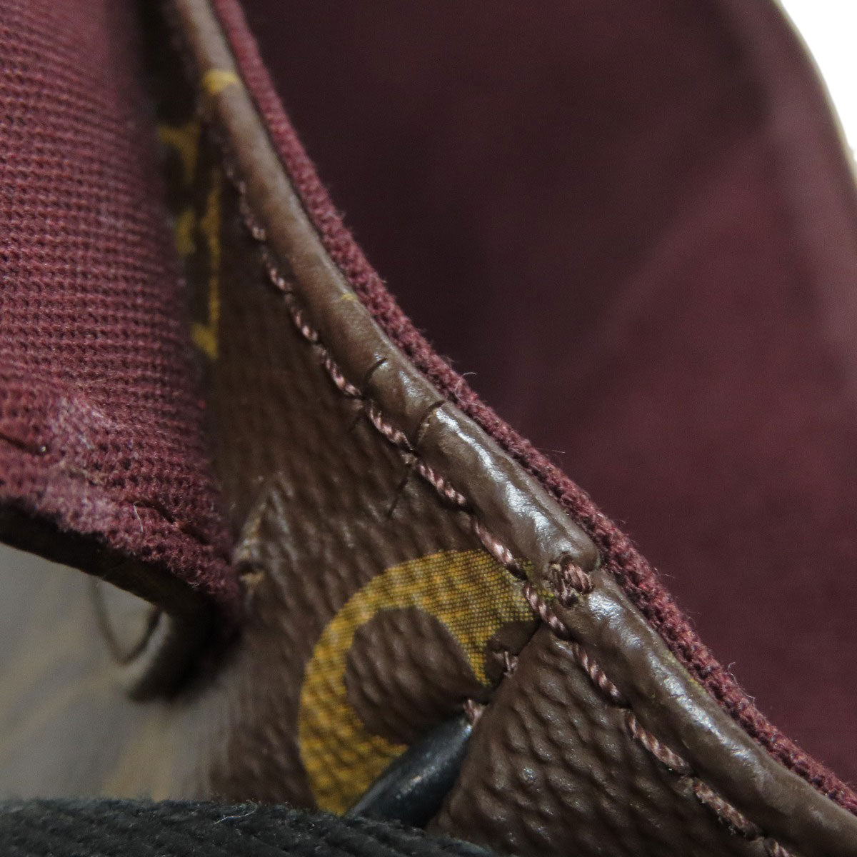 LOUIS VUITTON Shoulder Bag M40935 Monogram canvas Brown District PM Monogram Macassar