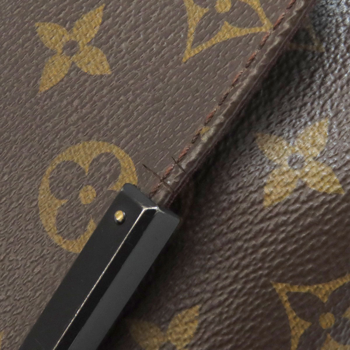 LOUIS VUITTON Shoulder Bag M40935 Monogram canvas Brown District PM Monogram Macassar