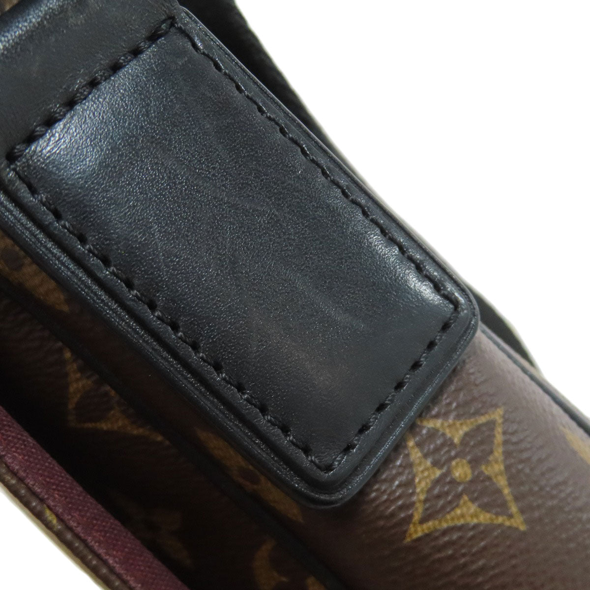 LOUIS VUITTON Shoulder Bag M40935 Monogram canvas Brown District PM Monogram Macassar