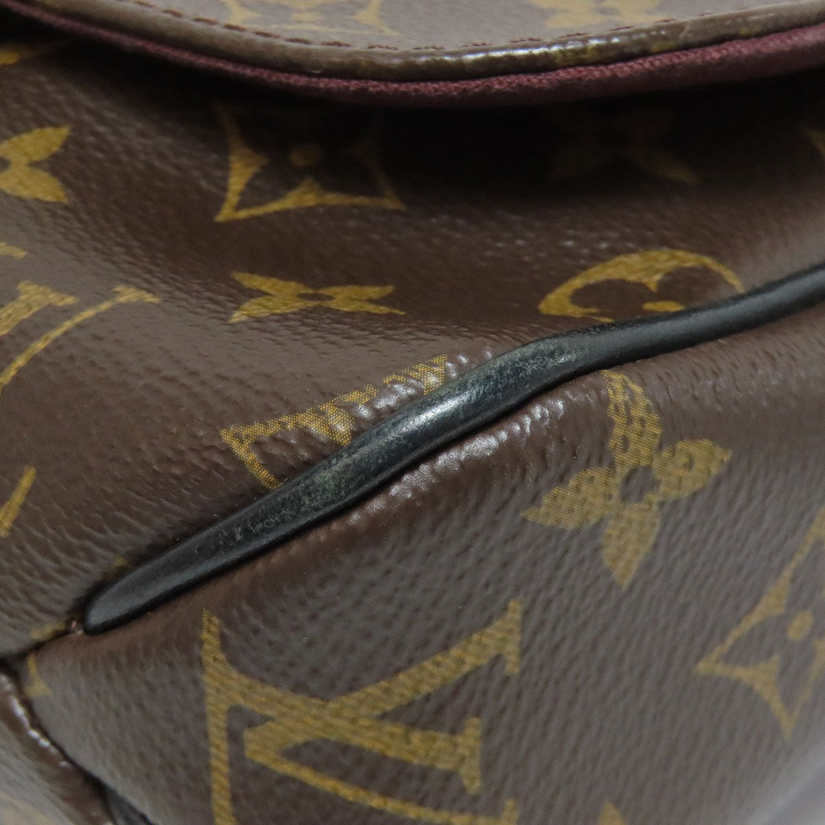 LOUIS VUITTON Shoulder Bag M40935 Monogram canvas Brown District PM Monogram Macassar