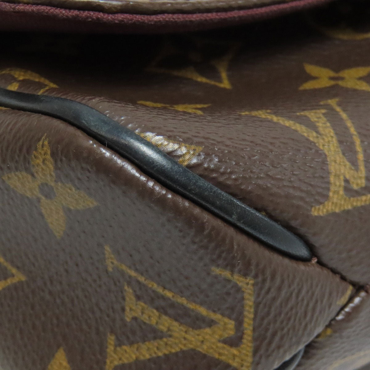 LOUIS VUITTON Shoulder Bag M40935 Monogram canvas Brown District PM Monogram Macassar