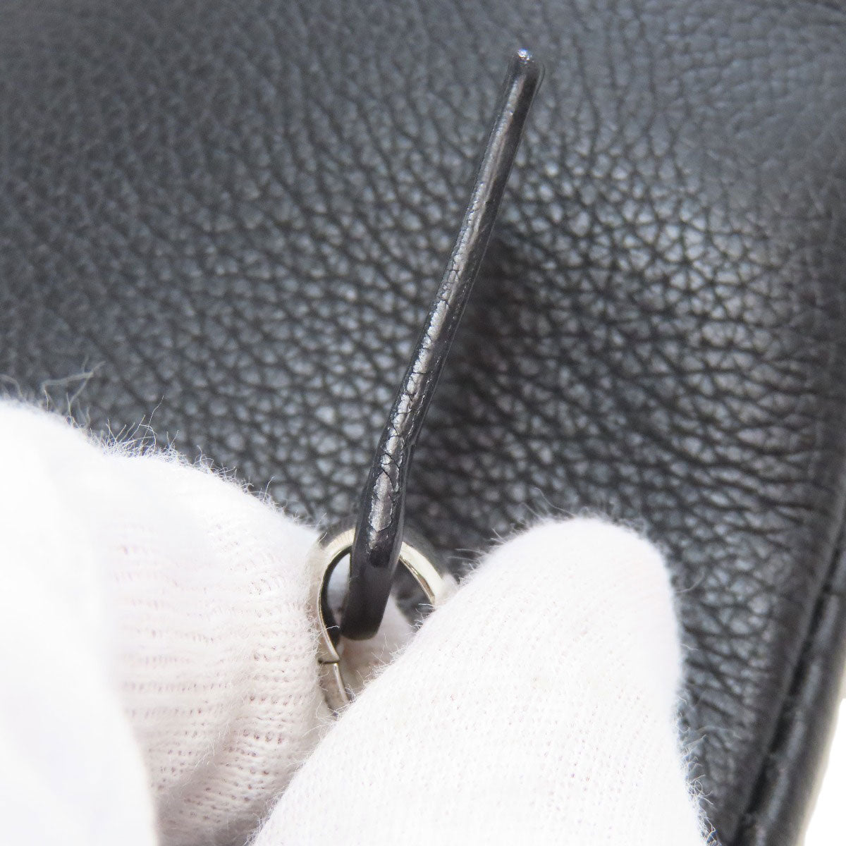 LOEWE Shoulder Bag leather black logo