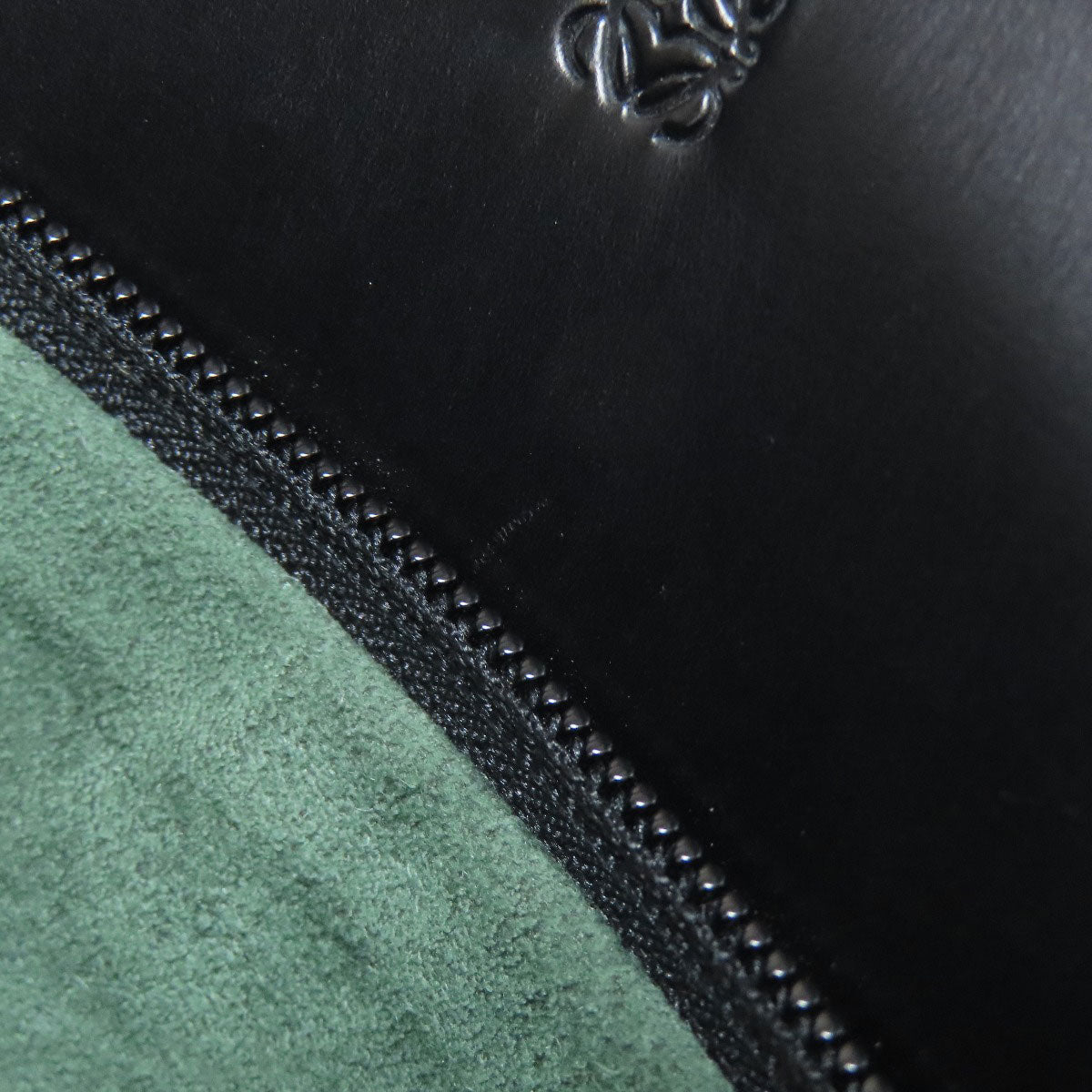 LOEWE Shoulder Bag leather black logo