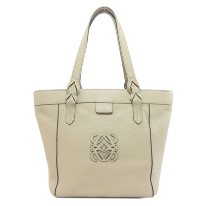 LOEWE Tote Bag Calfskin white anagram