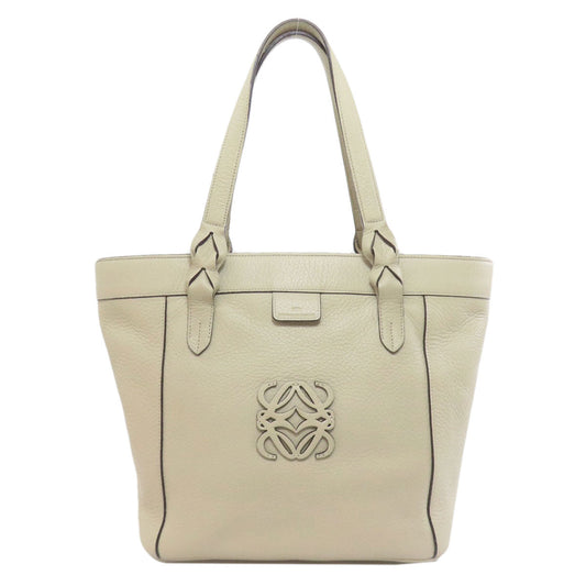 LOEWE Tote Bag Calfskin white anagram
