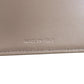 CELINE Bifold Wallet leather gray Triomphe Flap