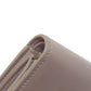 CELINE Bifold Wallet leather gray Triomphe Flap
