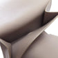 CELINE Bifold Wallet leather gray Triomphe Flap