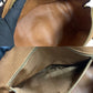 CELINE Handbag Leather, PVC Brown Macadam Blason Triomphe Pattern Women(Unisex) Used Authentic