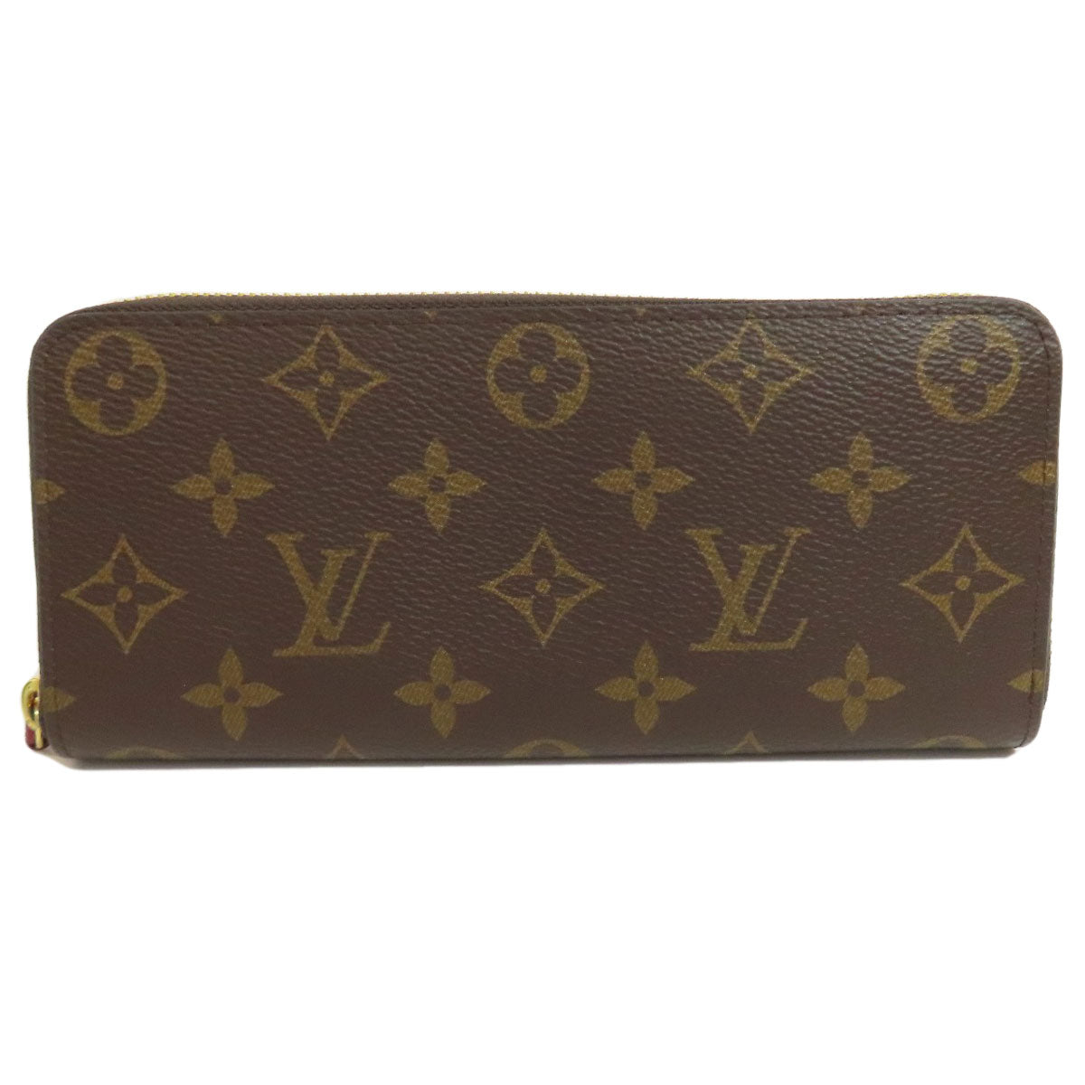 LOUIS VUITTON Long Wallet Purse M60742 Monogram canvas Brown Portefeuille Clemence