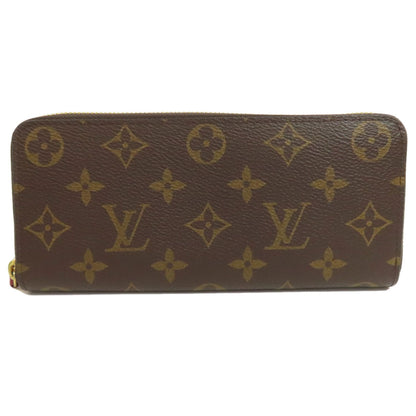 LOUIS VUITTON Long Wallet Purse M60742 Monogram canvas Brown Portefeuille Clemence