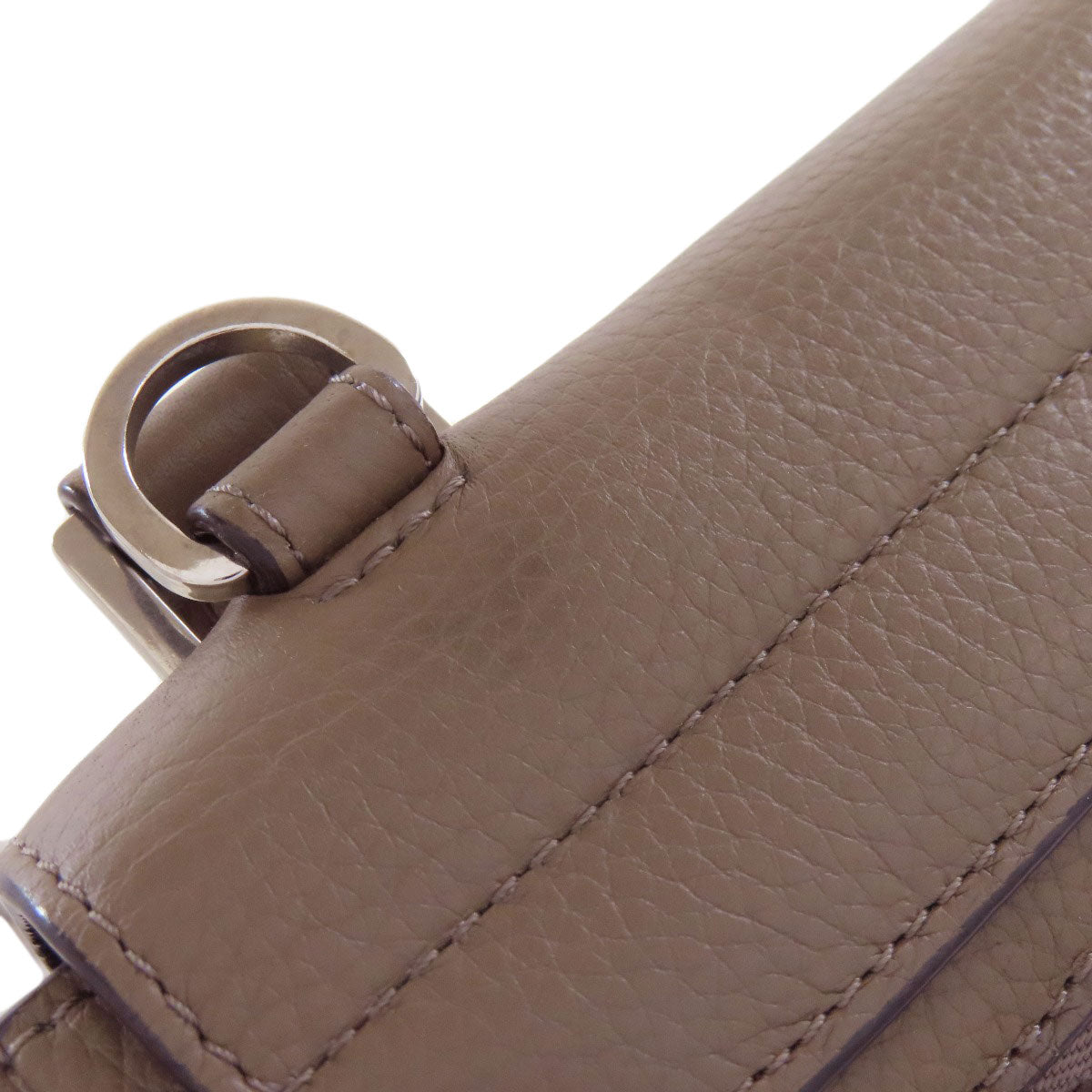 CELINE Handbag leather Brown Trapeze 2WAY