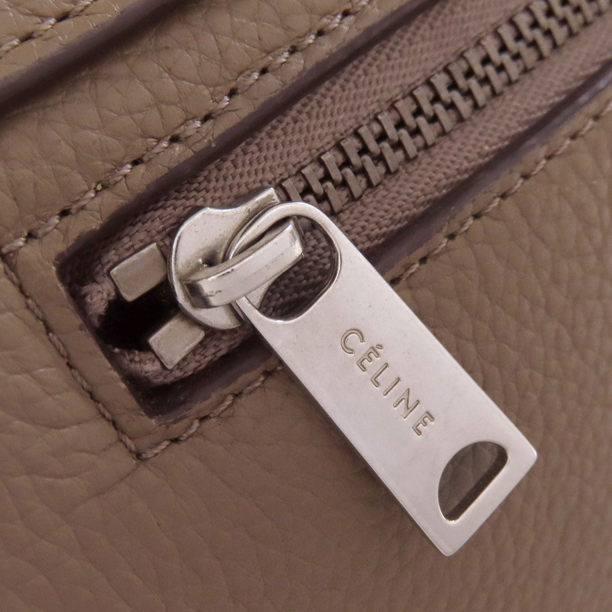 CELINE Handbag leather Brown Trapeze 2WAY