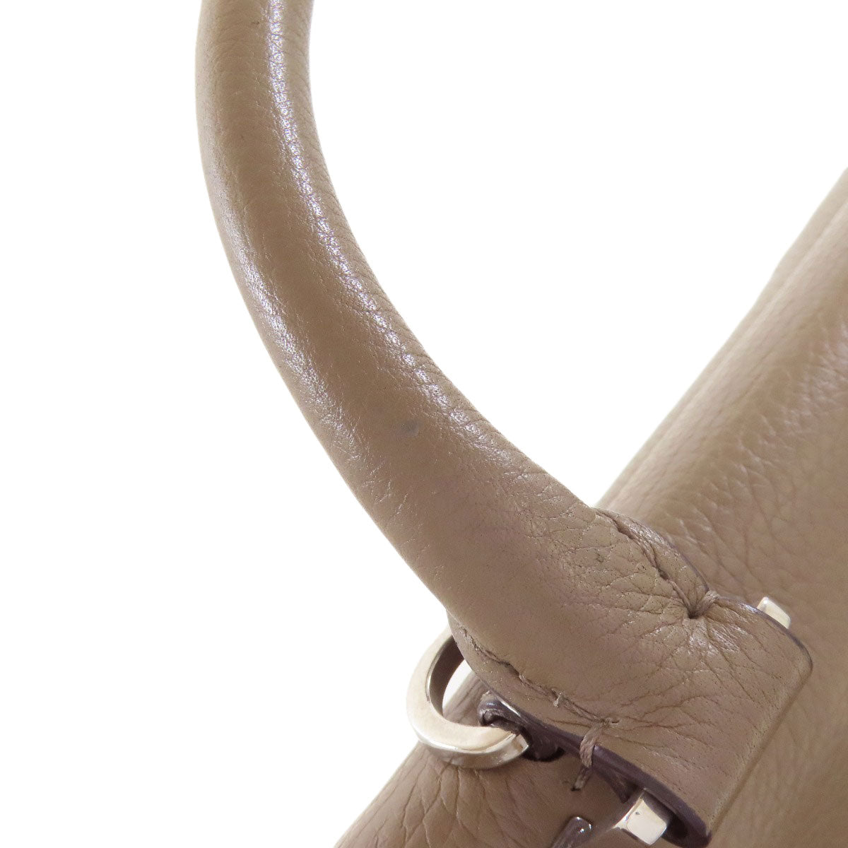 CELINE Handbag leather Brown Trapeze 2WAY
