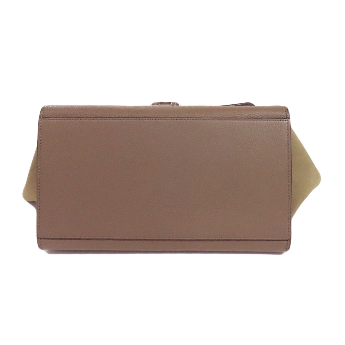 CELINE Handbag leather Brown Trapeze 2WAY