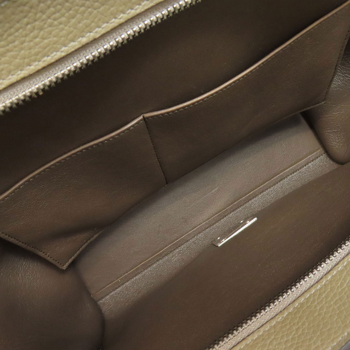 CELINE Handbag leather Brown Trapeze 2WAY