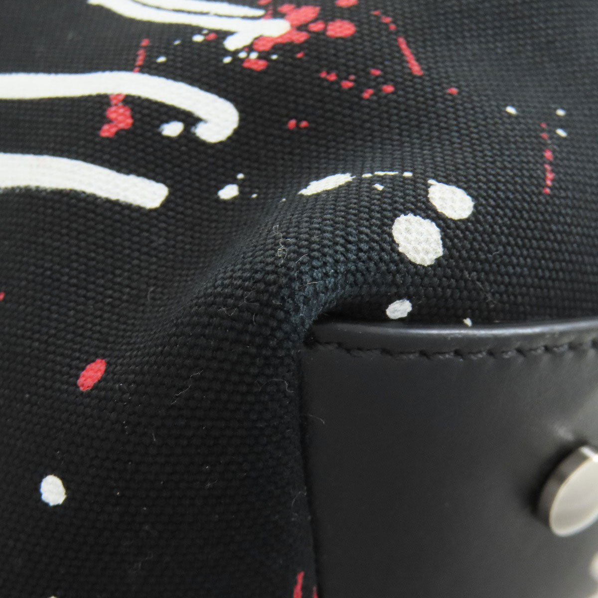 Christian Louboutin Handbag canvas black 2WAY