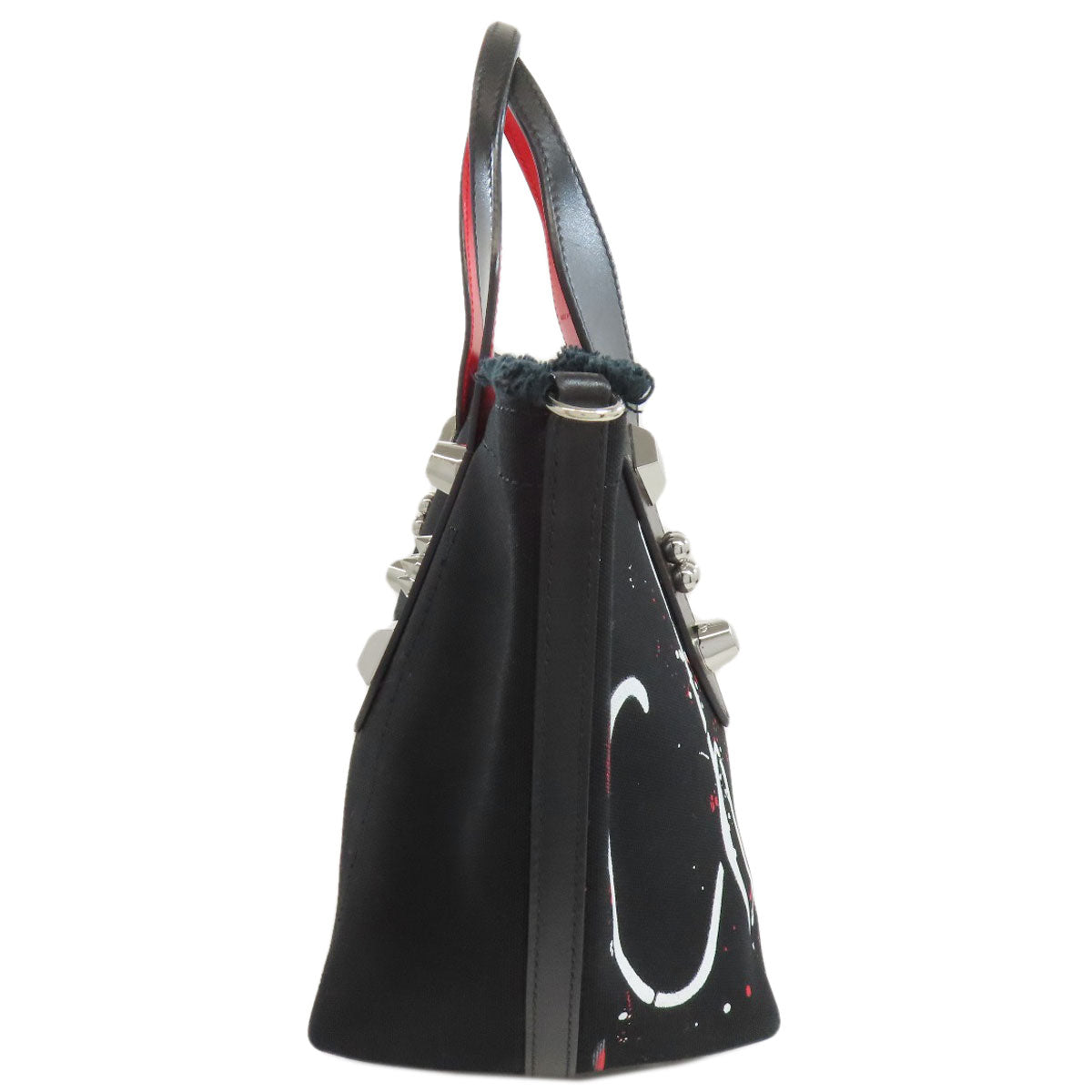Christian Louboutin Handbag canvas black 2WAY