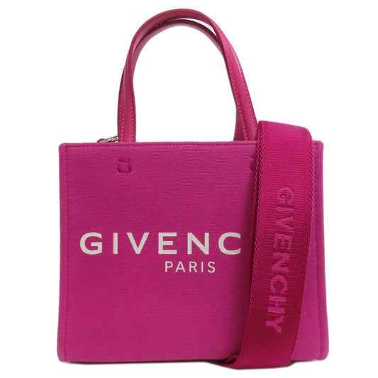 Givenchy Handbag canvas pink 2WAY