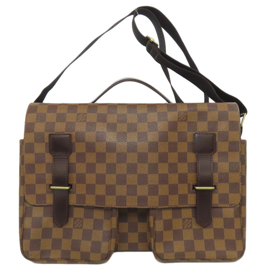LOUIS VUITTON Tote Bag N42270 Damier canvas Brown Broadway