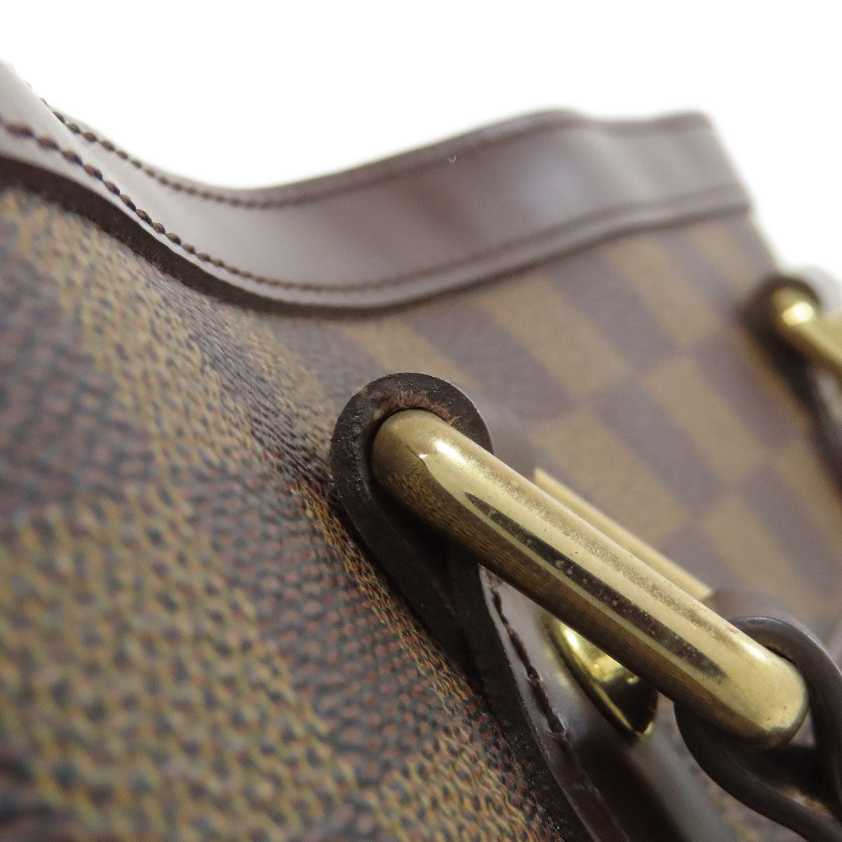 LOUIS VUITTON Tote Bag N51205 Damier canvas Brown HamsteadPM