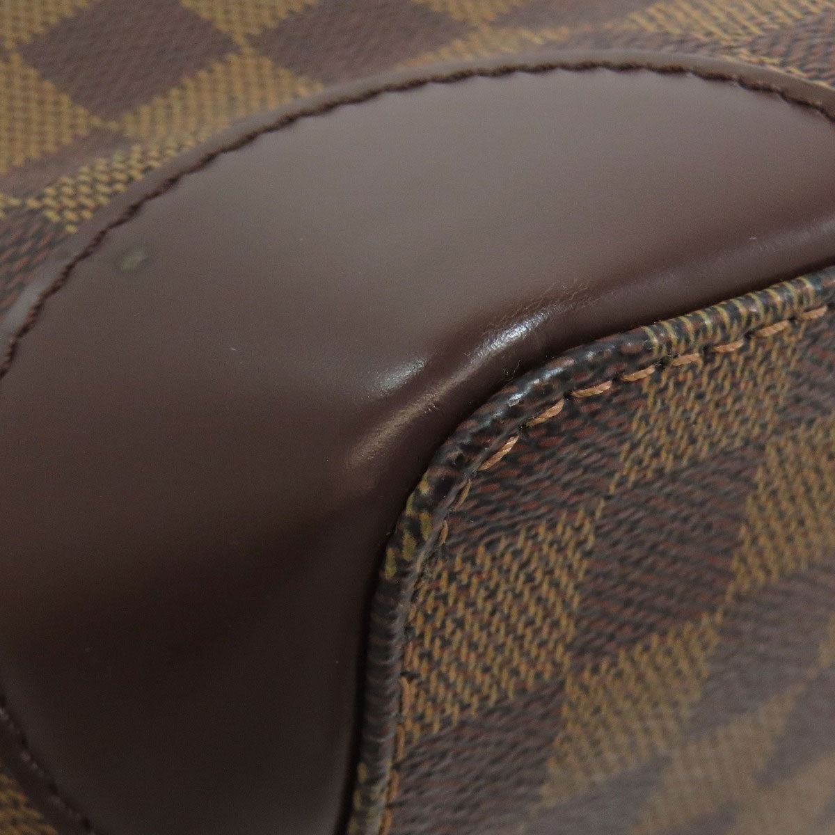 LOUIS VUITTON Tote Bag N51205 Damier canvas Brown HamsteadPM