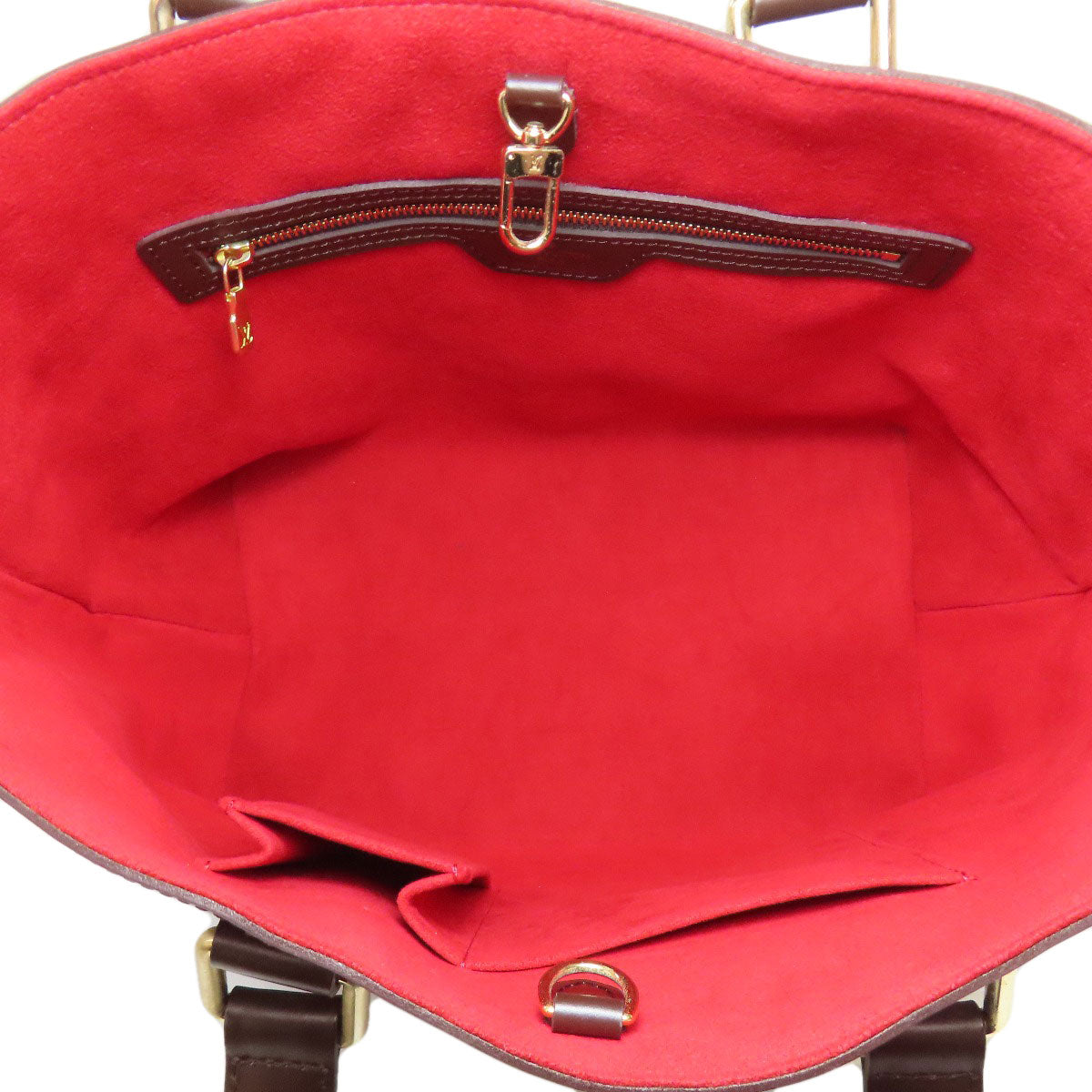 LOUIS VUITTON Tote Bag N51205 Damier canvas Brown HamsteadPM