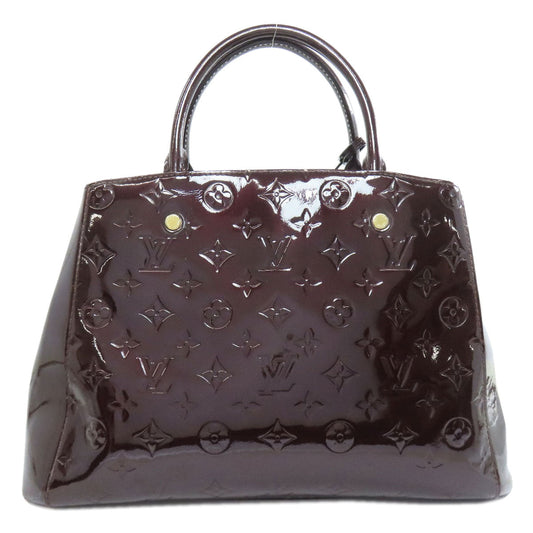 LOUIS VUITTON Handbag M50400 Vernis purple Montaigne MM