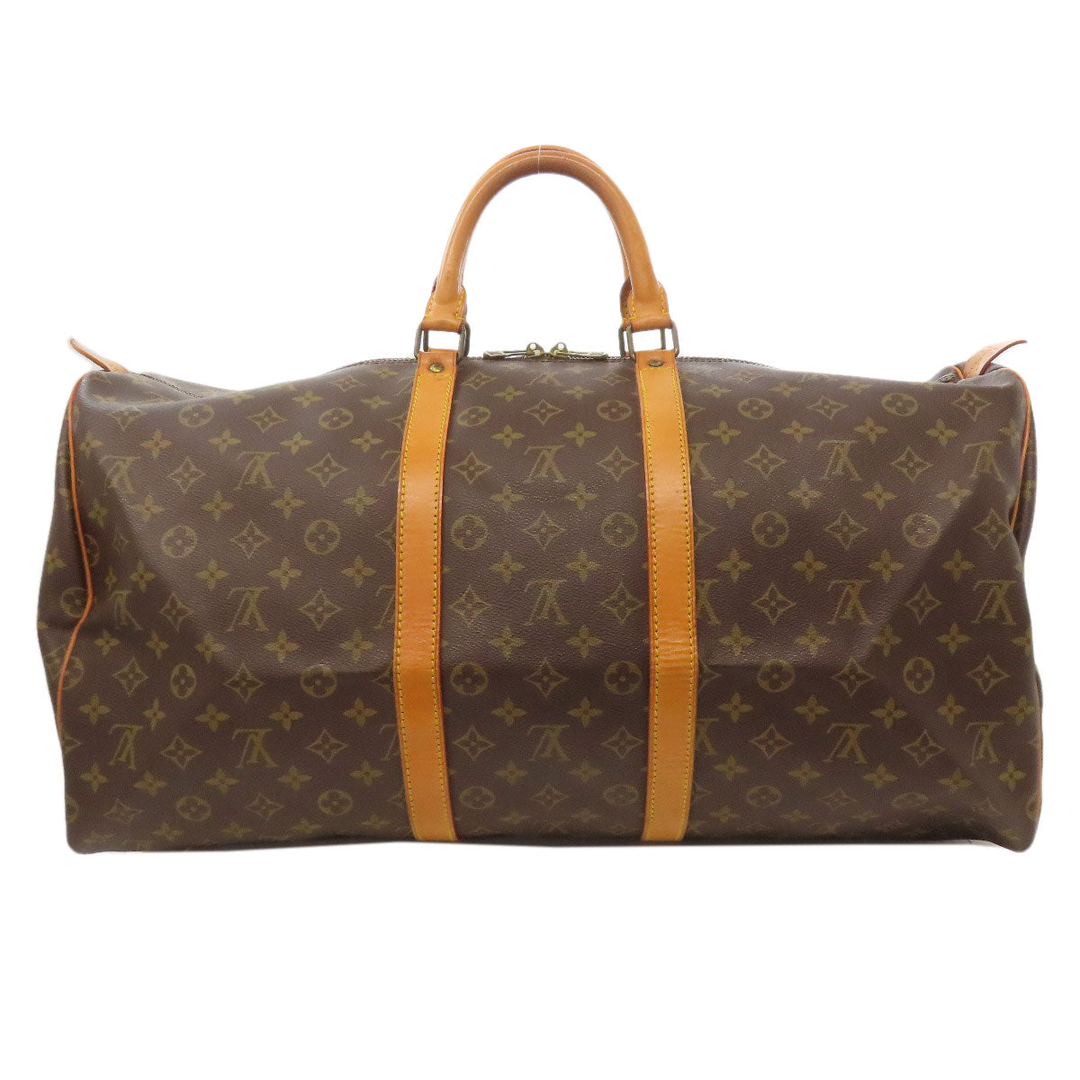 LOUIS VUITTON Boston Duffel bag M41424 Monogram canvas Brown Keepall 55