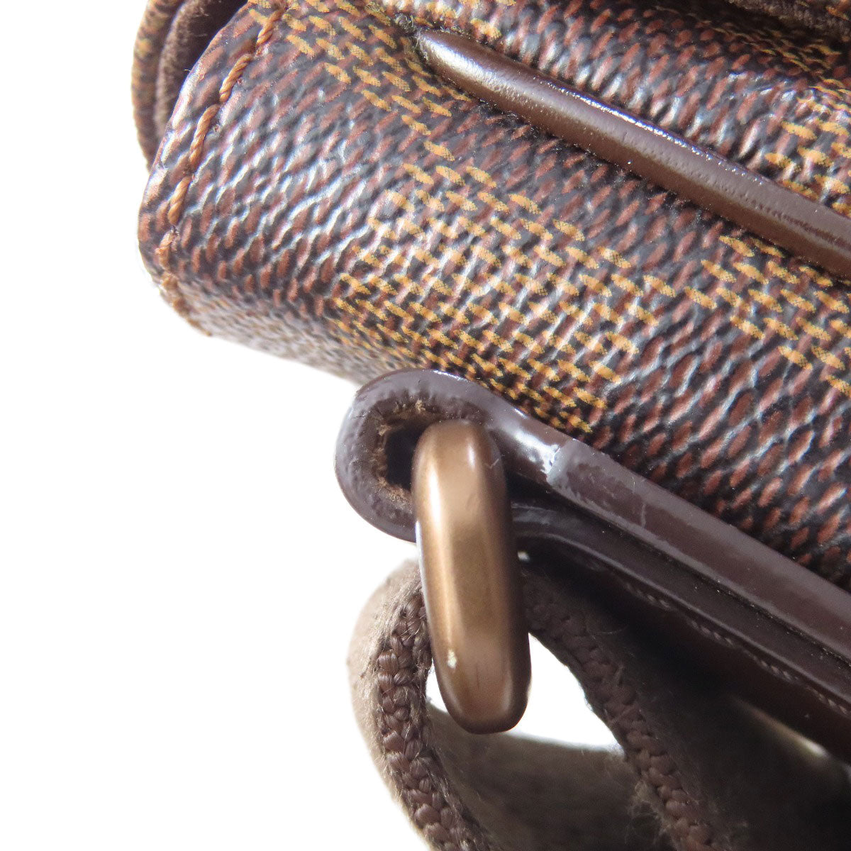 LOUIS VUITTON Shoulder Bag N41212 Damier canvas Brown District MM