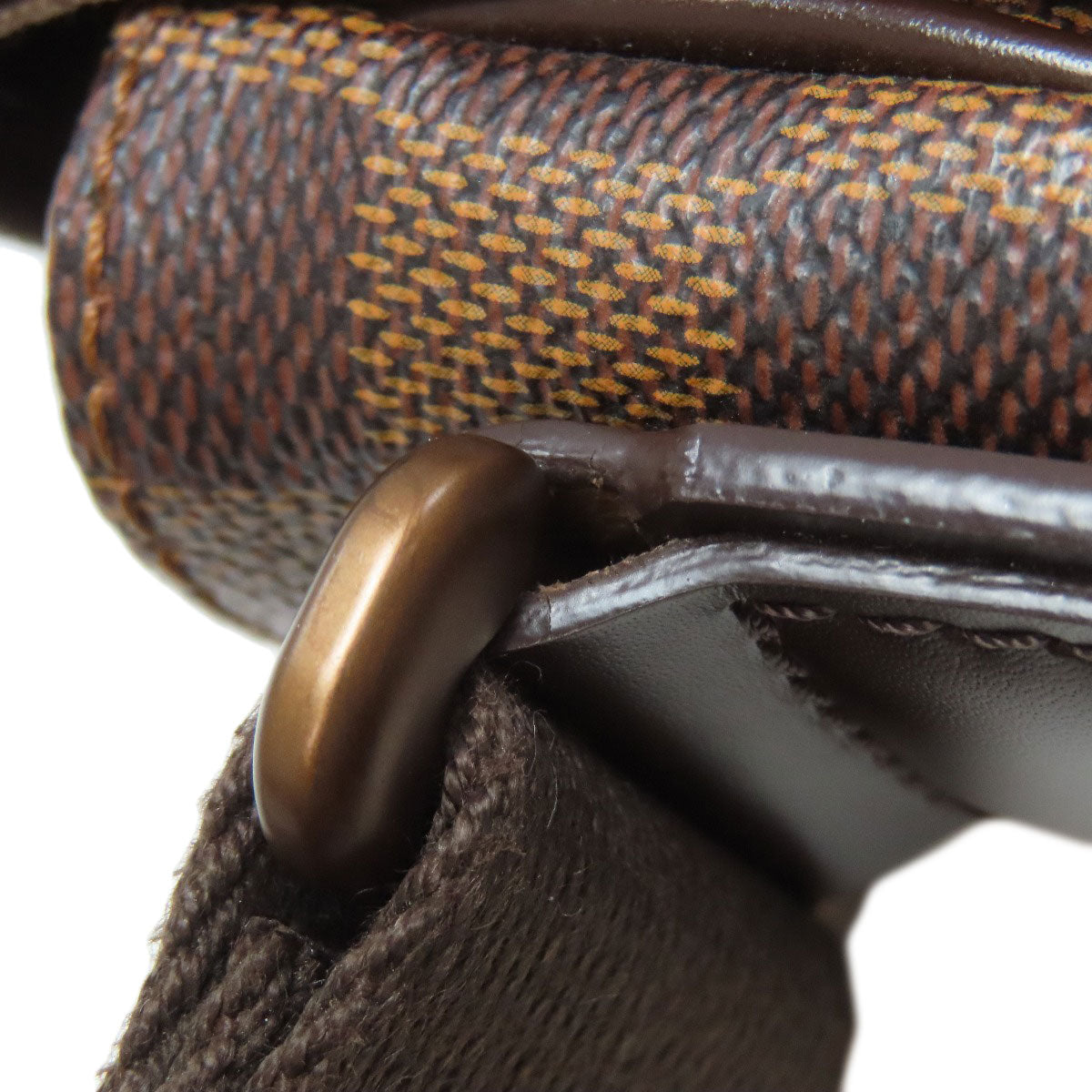 LOUIS VUITTON Shoulder Bag N41212 Damier canvas Brown District MM