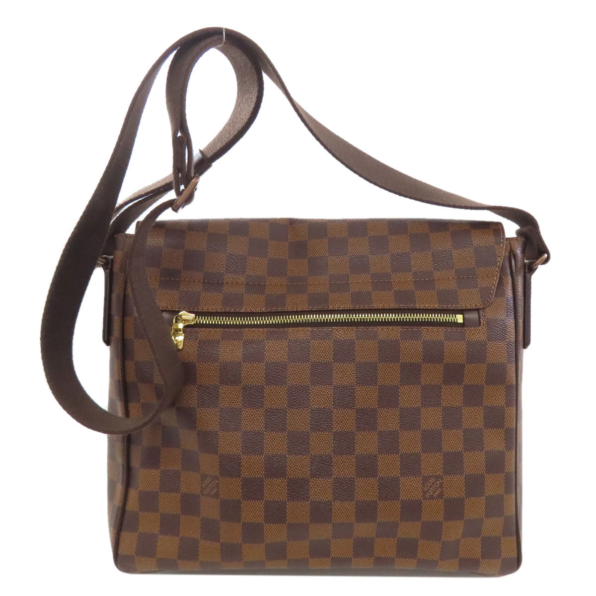 LOUIS VUITTON Shoulder Bag N41212 Damier canvas Brown District MM