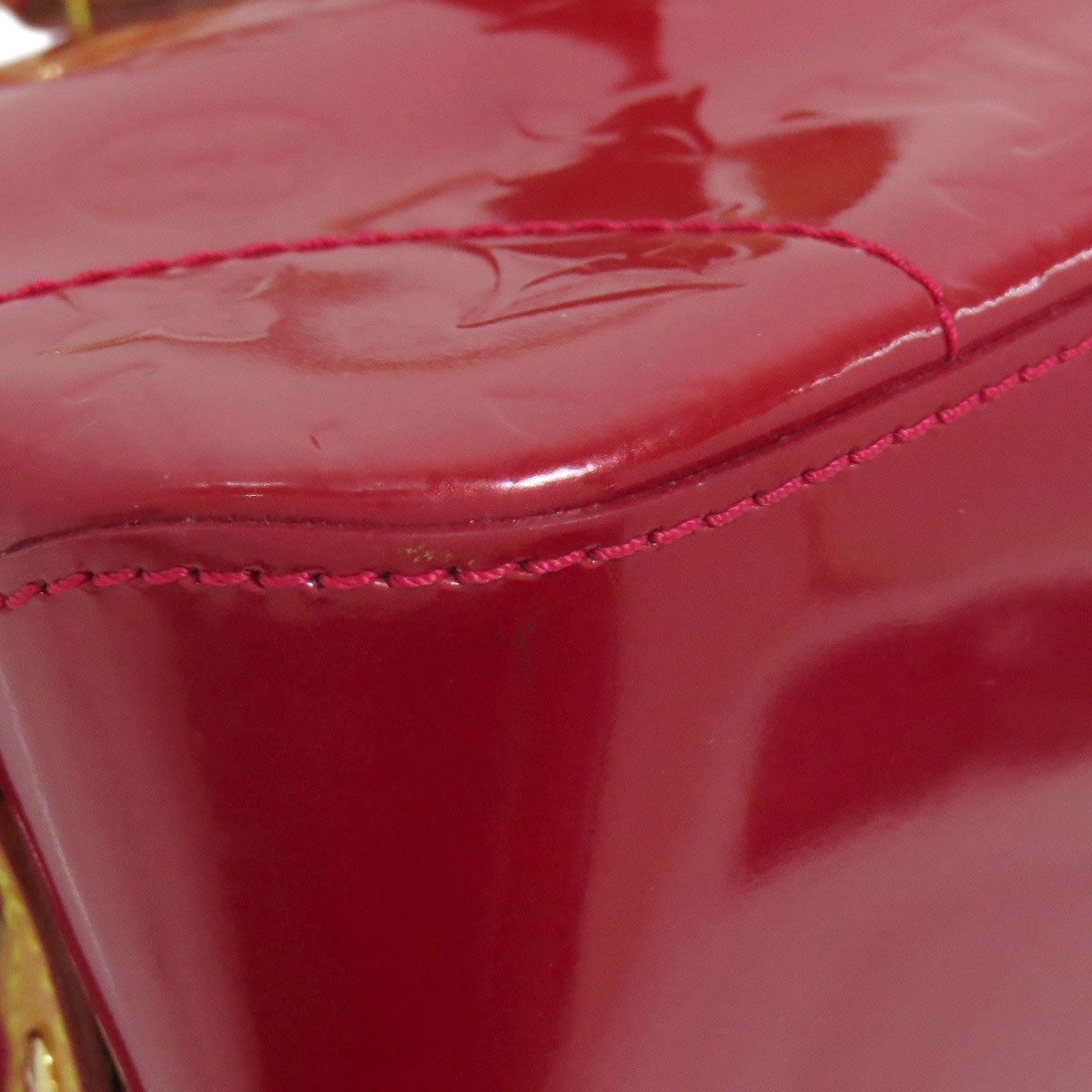 LOUIS VUITTON Handbag M93507 Vernis Red Rosewood Avenue