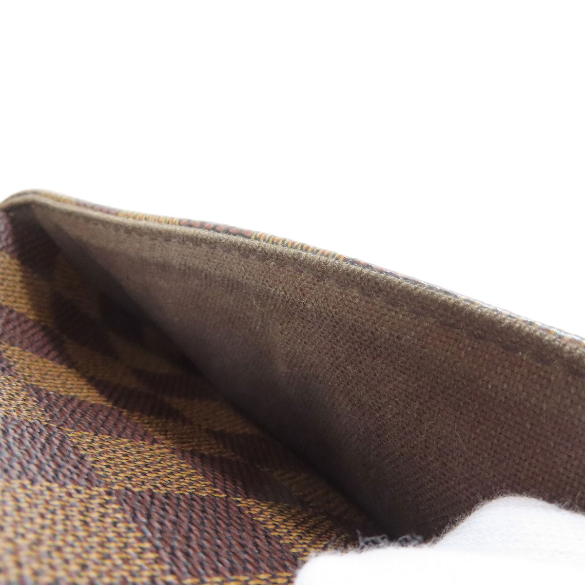 LOUIS VUITTON Shoulder Bag N41442 Damier canvas Brown Olaf PM