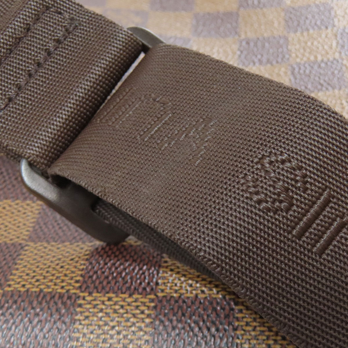 LOUIS VUITTON Shoulder Bag N41442 Damier canvas Brown Olaf PM