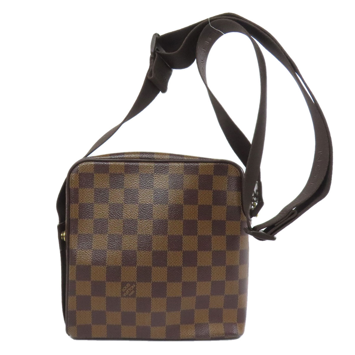 LOUIS VUITTON Shoulder Bag N41442 Damier canvas Brown Olaf PM