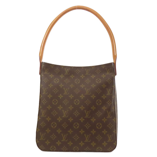 LOUIS VUITTON Shoulder Bag M51145 Monogram canvas Brown LoopingGM