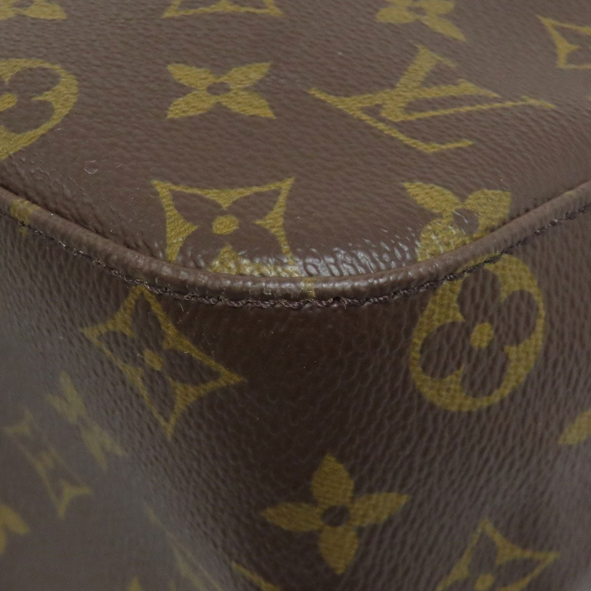 LOUIS VUITTON Shoulder Bag M51145 Monogram canvas Brown LoopingGM