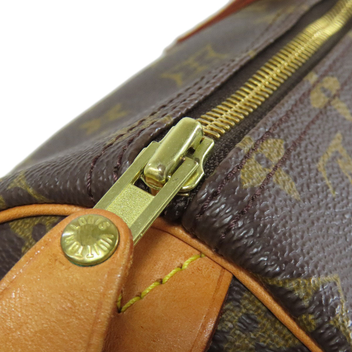 LOUIS VUITTON Boston Duffel bag M41522 Monogram canvas Brown Speedy 40