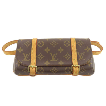 LOUIS VUITTON Hip bag M51159 Monogram canvas Brown Pochette Marrell